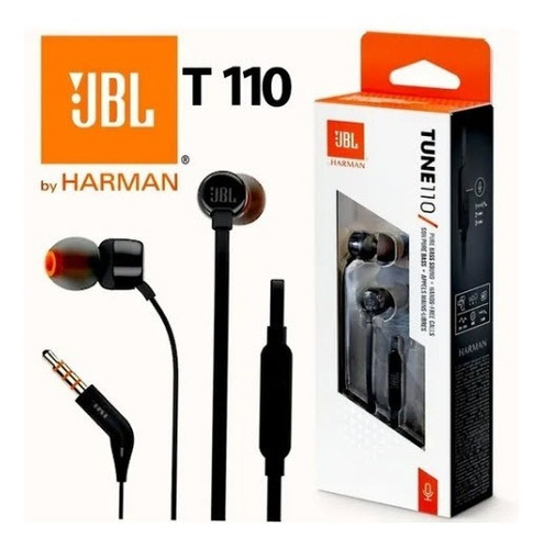 Imagen 1 de 7 de Audífonos Jbl Tune 110 (manos Libres)