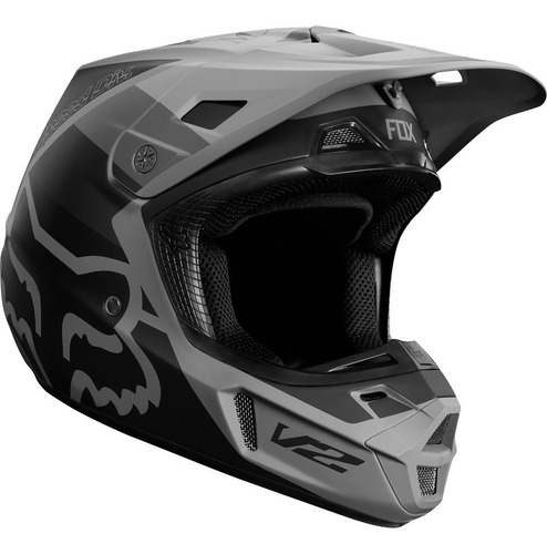 Casco Fox V2 Murc Negro Cross All Road Moto Atv Trail Enduro