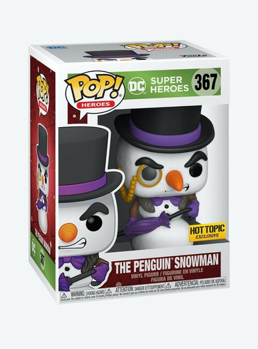 The Penguin Snowman Dc Super Heroes Funko Pop #367 Exclusivo