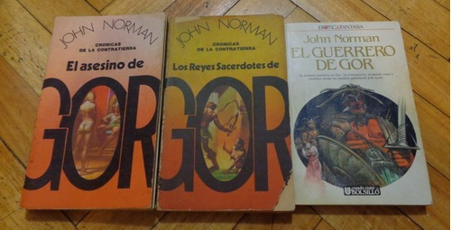 Lote De 3 Libros De La Saga Gor De John Norman&-.
