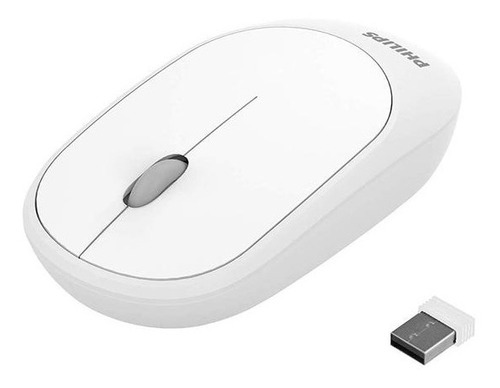 Mouse inalámbrico Philips  300 Series SPK7314 M314 blanco