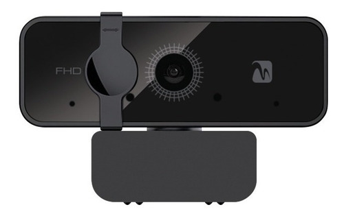 Imagen 1 de 3 de Cámara web Microcase WC801 Full HD color negro