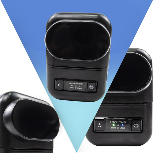 Mini Impressora Etiqueta 58mm Portátil Bluetooth Usb Cor Preto