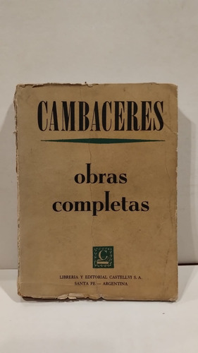 Obras Completas - Eugenio Cambaceres - Castellvi