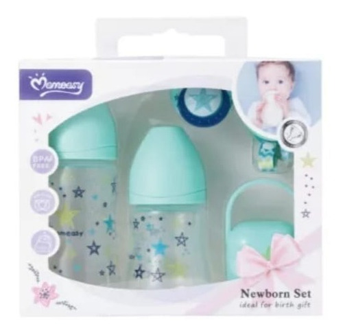 Kit De Biberones Anticolico De 5 Piezas Marca Momeasy