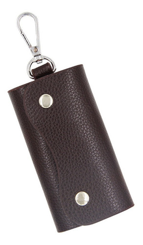 Set Cartera Billetera Hombre, Porta Llaves Y Pluma Color Marrón