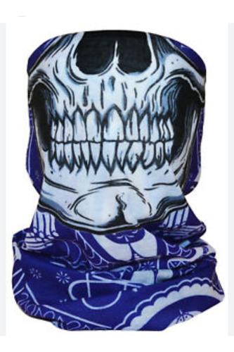 Bandana Calavera Cuello Con Protección Uv