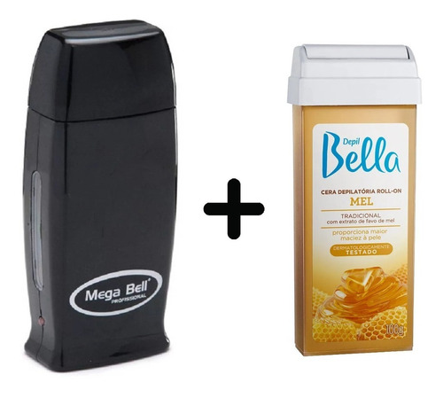 Depilador Elétrico Depilação Mega Bell + 1 Cera Depil Bella