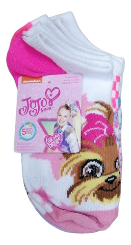 Calcetas Invisibles Para Niñas Jojo Siwa Talla S/m