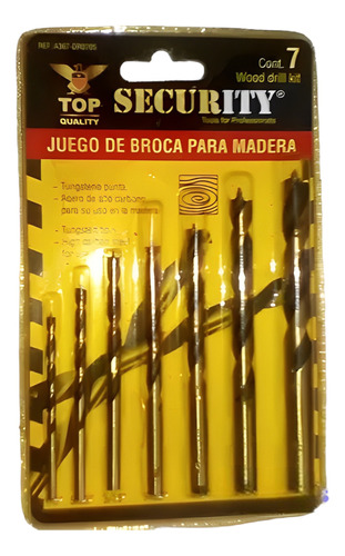 Juego De Broca Para Madera 7 Pcs Mayor Y Detal Oferta