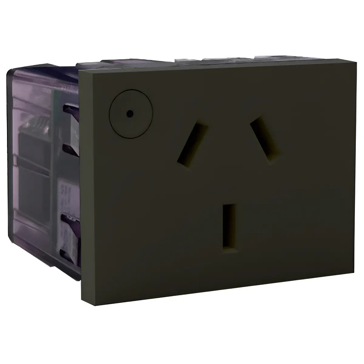 Modulo Toma 10a Wifi Domótica Cambre On/off Color Gris Oscuro