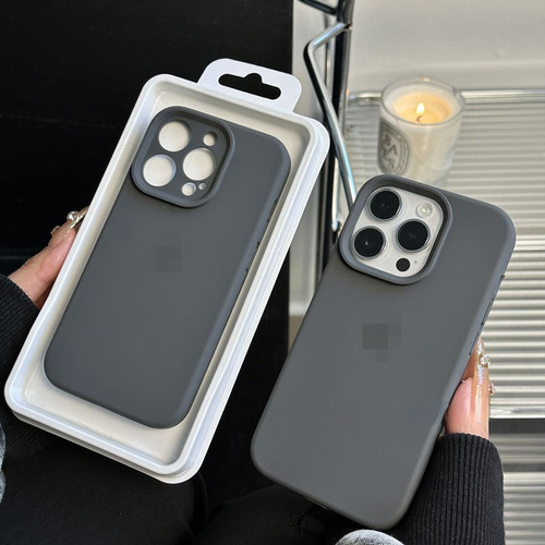 Funda Capa Logo Lable Funda De Silicona Para iPhone 7 8 Se 2020 2022 14 15 Plus X Xr Xs Max 11 12 13 Mini 16 Pro Max Matte