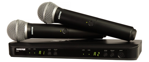 Shure Blx288/sm58 Sistema Inalámbrico Doble De Mano Con Sm58