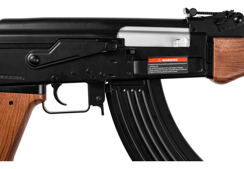 Fusil Airsoft Ak-47 Marcadora Electrica Balines 6mm Cm022 Negro 6 Mm