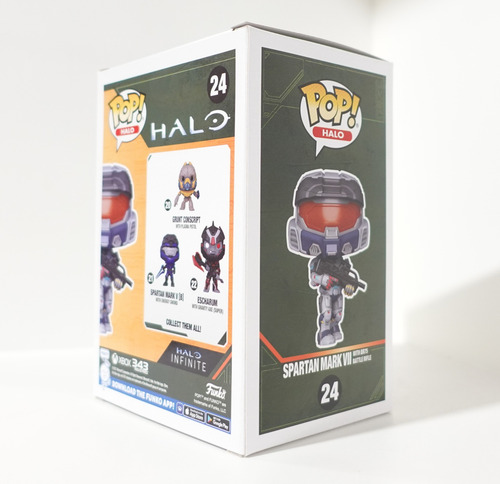 Funko Pop! Halo - Spartan Mark Vii With Br75 24 Exclusivo (Usado)