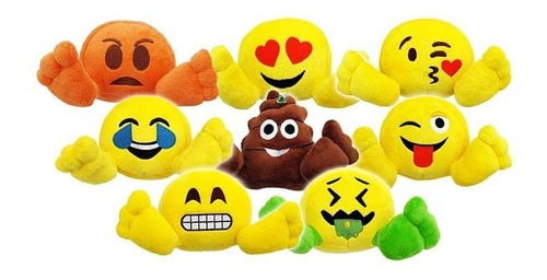 Peluche Emoticones Pack X4