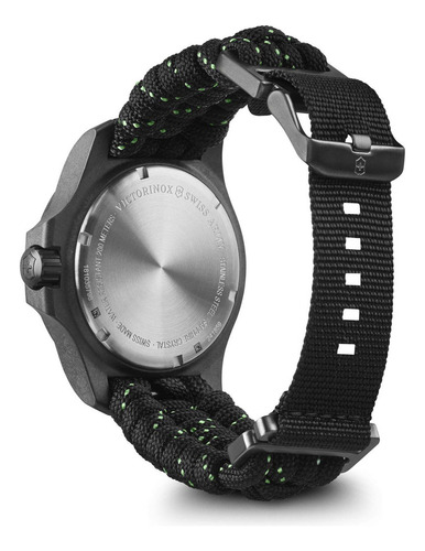 Reloj negro Victorinox Vsa Inox Carbon 241859 para hombre