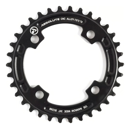 Coroa Absolute Prime Unica 34d 34t Bcd 104mm Aluminio 7075