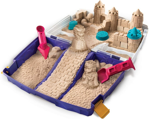 Juego De Arena Kinetica Niños Kinetic Sand, Folding Sand Box
