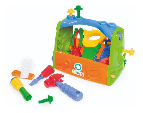 Brinquedo Infantil Didático Kit Caixa Maleta Ferramentas  
