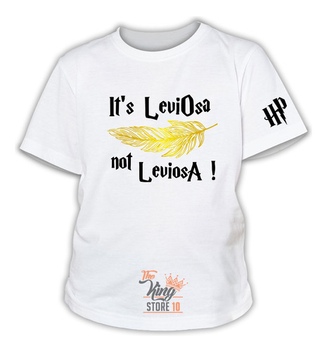 Polera De Niño, Leviosa, Harry Potter, Fans / Thekingstore