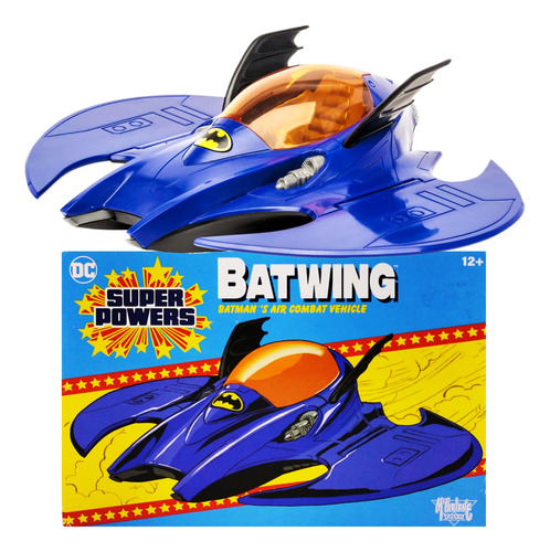 Mcfarlane Dc Comics Super Powers Batwing Batman Batplane Bat