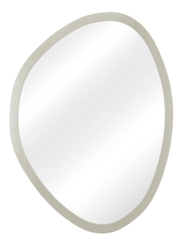 Espelho Decorativo Orgânico Branco 43x58 Cm