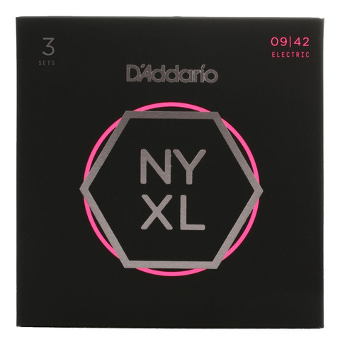 Set De 3 Encordados Para Guitarra Electrica Daddario Nyxl