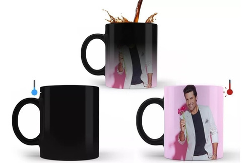 Taza Mágica Chayanne - Cerámica Importada - Con Cajita