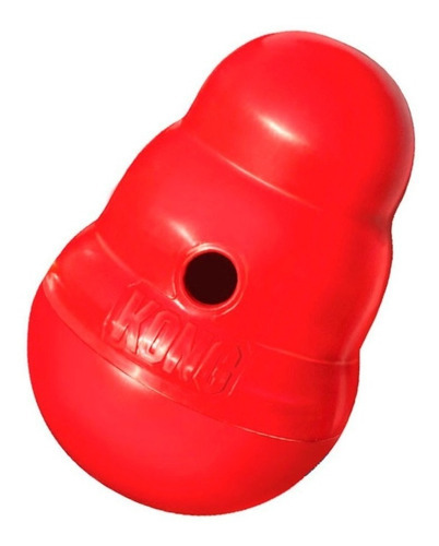 Kong Wobbler Small Pw2 brinquedo interativo para cães cor vermelho