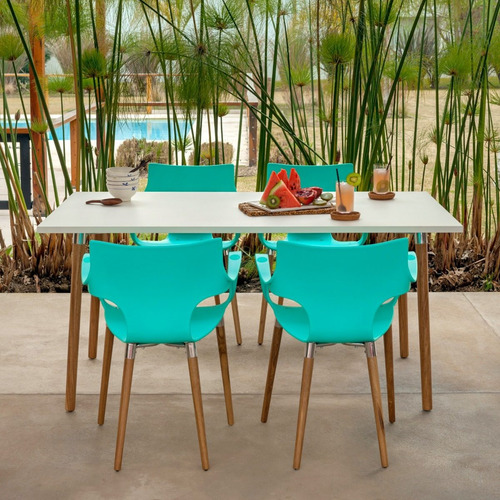 Imagen 2 de 3 de Silla De Comedor Diseño Jim Wood 3 Años De Garantía