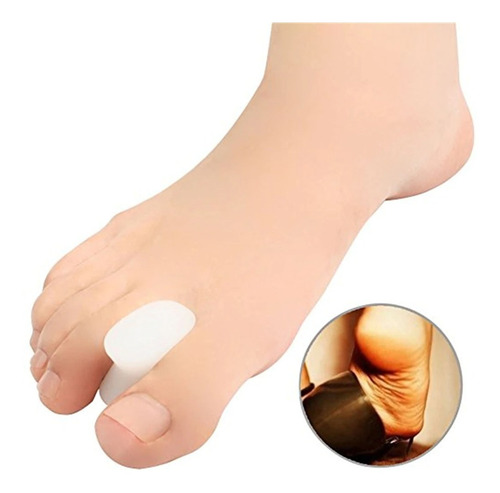Imagem 1 de 7 de Separador De Dedos Dos Pés Em Silicone Confortável