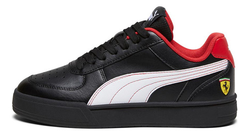 Tenis Casual Puma Ferrari Caven Jr Negro Para Junior