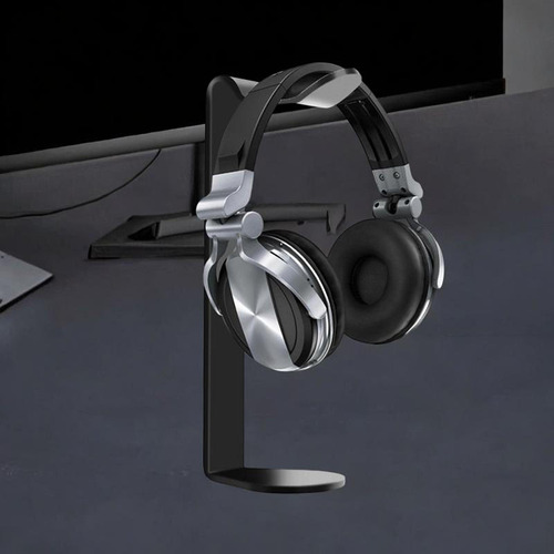 Pantalla De Auriculares Soporte De Auriculares Puger Negro