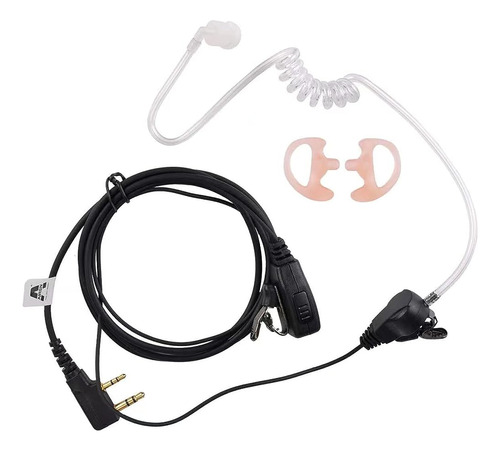 Airsn 2 Pin Fbi Auricular / Auriculares Para Baofeng Radio W