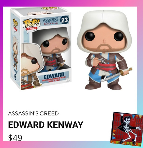 Funko Pop Edward Kenway #23 Assasins Creed Cajacondetalles