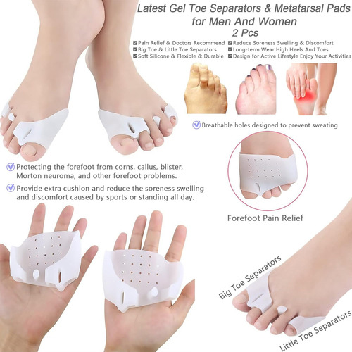 Corrector De Juanetes Para Mujeres Y Hombres, Kit De Almohad