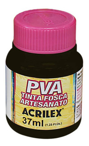 Tinta Pva Fosca Acrilex 37ml Para Artesanato Cores Diversas Cor Azul Country