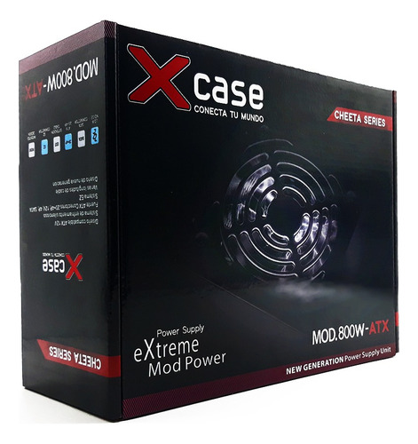 Fuente De Poder Xcase Atx Gaming De 800 Watts