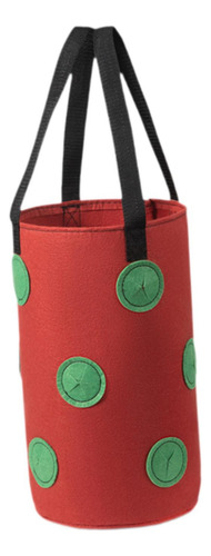 Bolso De Plantador Colgante Bolsas De De Fresa Rojo