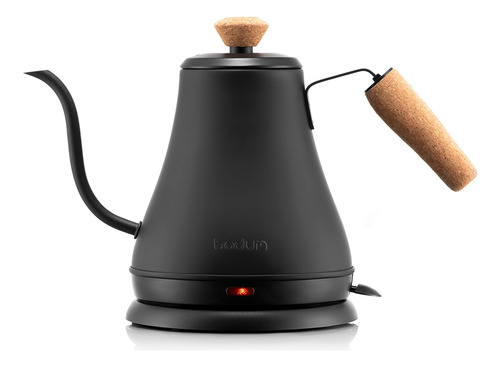 Hervidor Eléctrico Bistro 800 Ml Acero Inoxidable Negro Mate Mate Negro