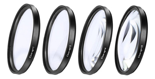 Kit De Filtros De +1 +2 +4 +10 Juego De Lentes Para 52 Mm