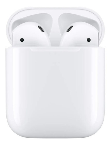 Imagen 3 de 3 de Audífonos in-ear inalámbricos Apple AirPods with charging case (1st generation) blanco