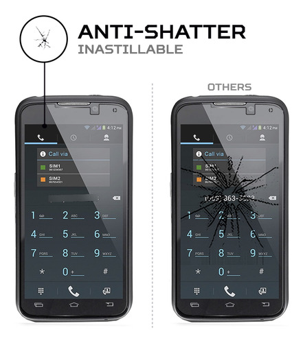 Protector De Pantalla Antishock Para Yarvik Ingenia Synchro