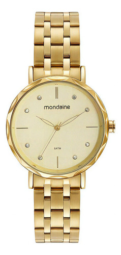Relógio Feminino Mondaine Casual Dourado 32482lpmvde1