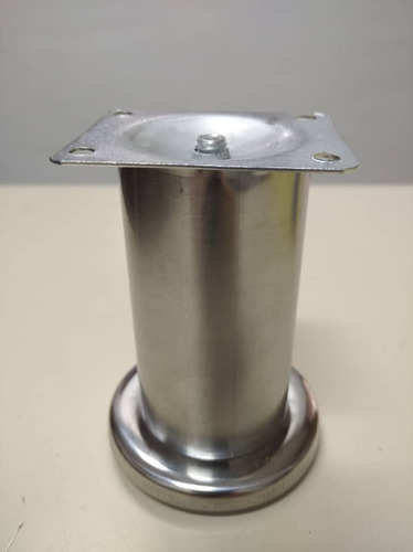 Imagen 7 de 8 de Patas Para Muebles Cromadas De Metal En L De 5cm
