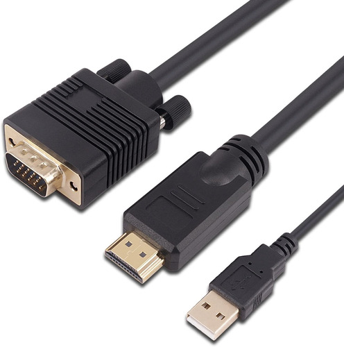 Cable Adaptador Hdmi A Vga De 2 Metros