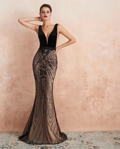 Vestidos corte outlet sirena encaje