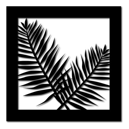 Imagen 10 de 10 de Cuadro De Madera Calado Mdf Hojas Moderno Living Decorativo