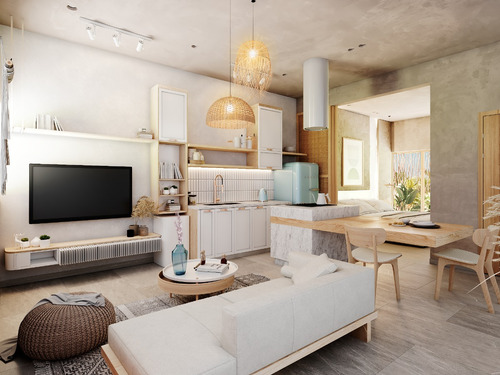 Departamento En Venta En Tulum, Quintana Roo, Xiib Kaab, A Tan Solo Unos Minutos De La Zona Hotelera